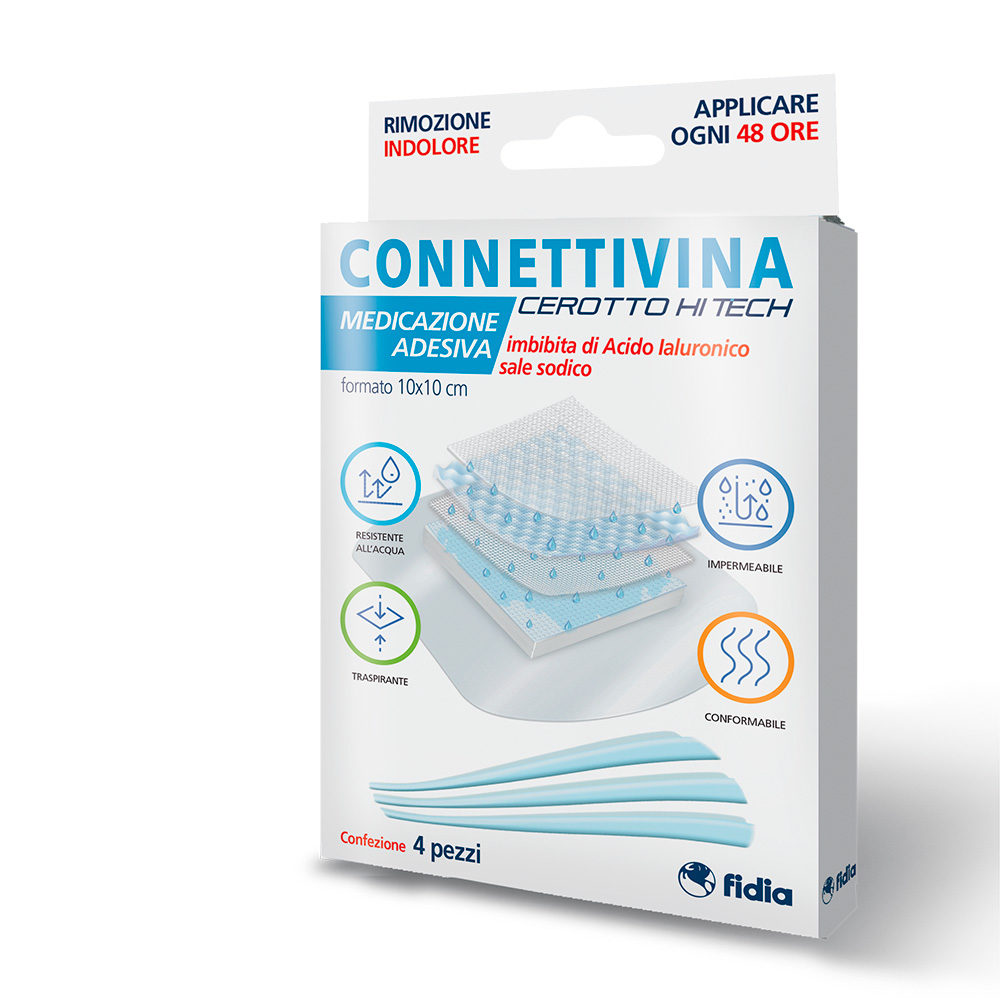 Connettivina cerotto hi tech 4 pezzi 10x10