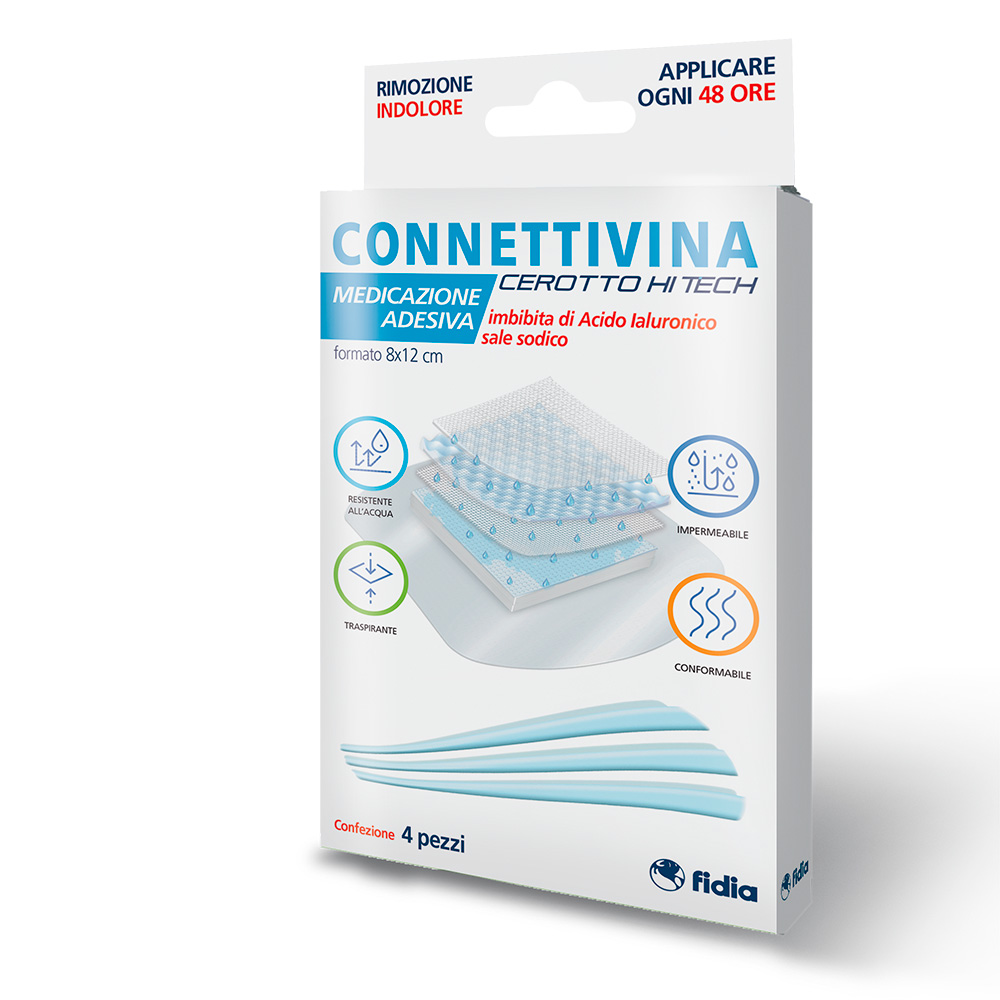 Connettivina cerotto hi tech 4 pezzi 8x12
