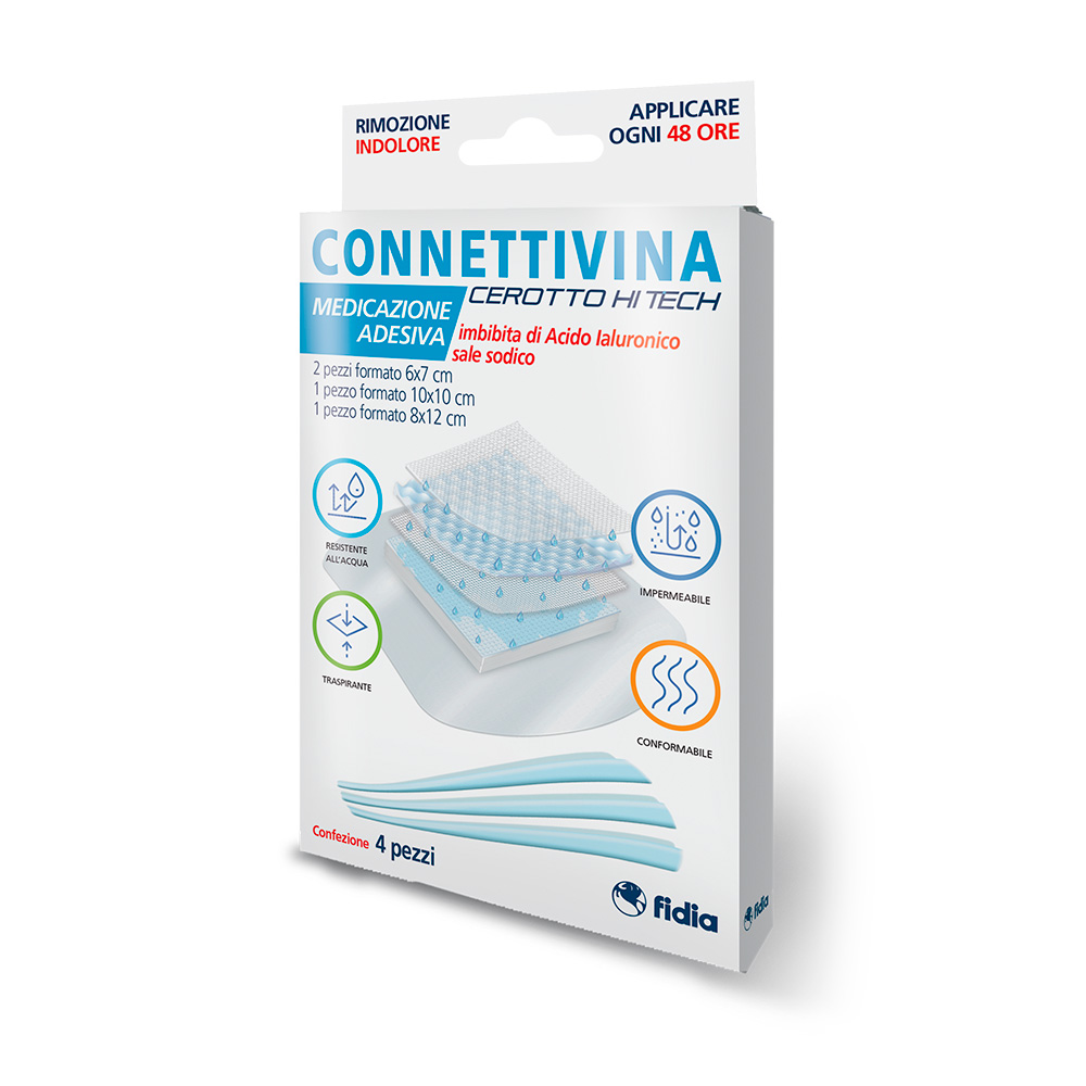 Connettivina cerotto hi tech 4 pezzi misti